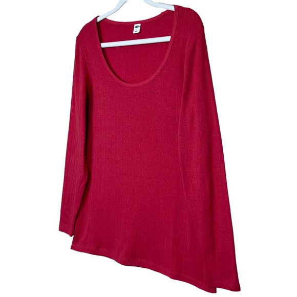 Old Navy Pointelle Ribbed Scoop Neck Top Love Song Women’s Large - Picture 11 of 11